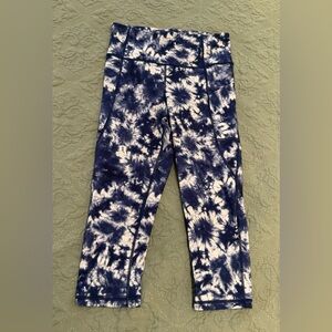 GAP  Blue and White tie dye Patterned Leggings